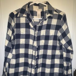 Cropped flannel
